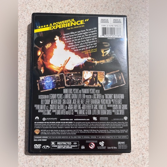 Watchmen Full-Screen Edition DVD - Picture 3 of 3